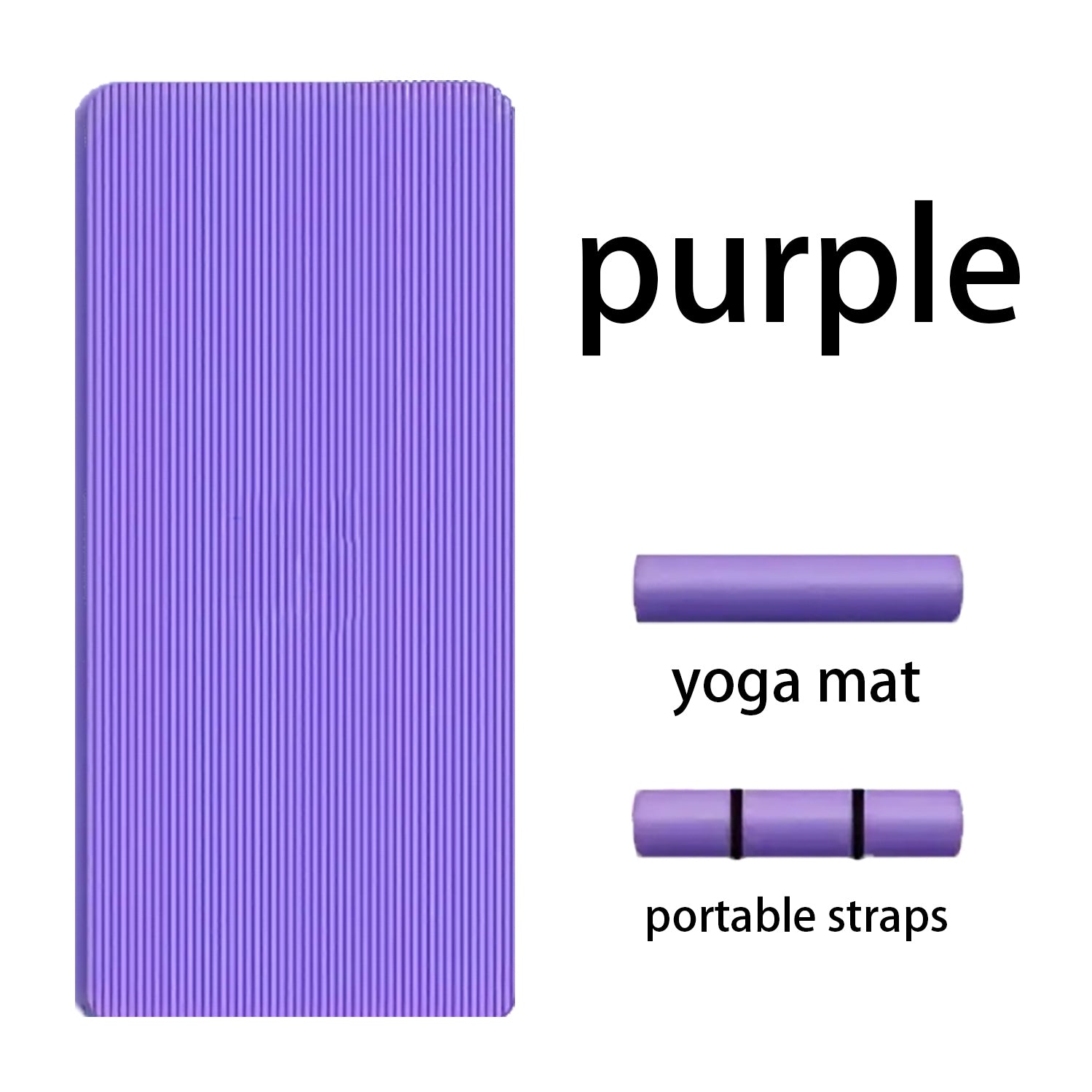 Enhanced Grip & Stability – Thick Widened Yoga Mat for Home Workouts, Pilates, Stretching & Core Training