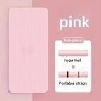 Enhanced Grip & Stability – Thick Widened Yoga Mat for Home Workouts, Pilates, Stretching & Core Training