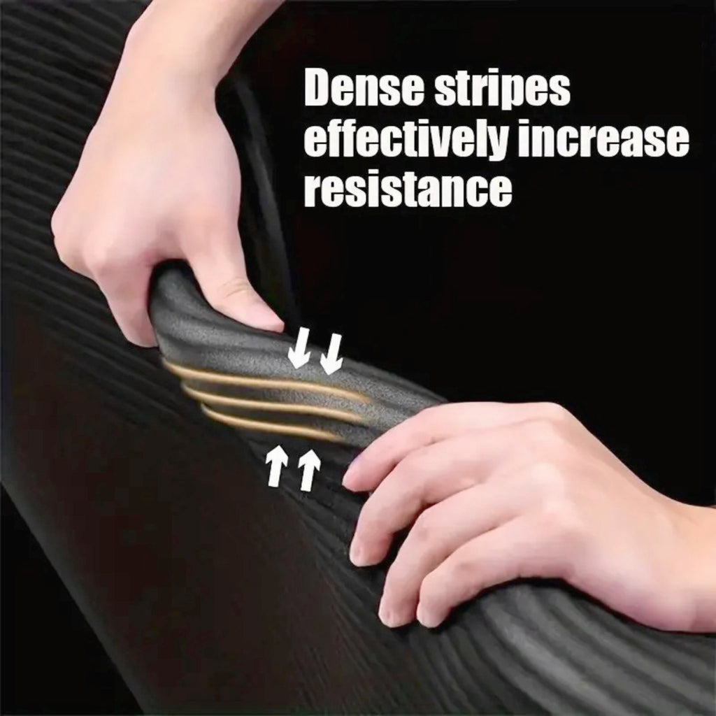 Enhanced Grip & Stability – Thick Widened Yoga Mat for Home Workouts, Pilates, Stretching & Core Training