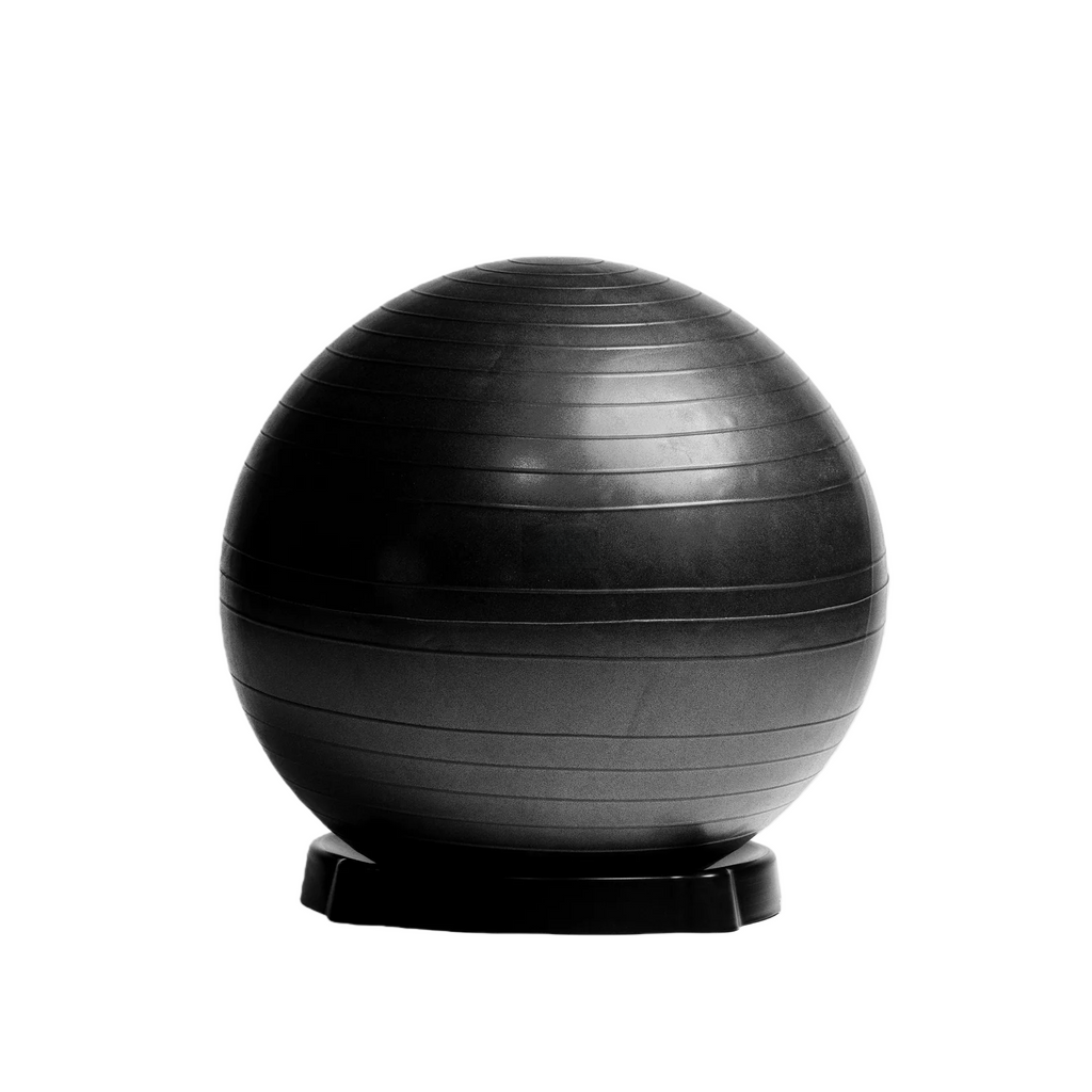 Stability Ball Base Stand | Exercise Ball Holder for 55–65cm Fitness Balls & Resistance Band Workouts